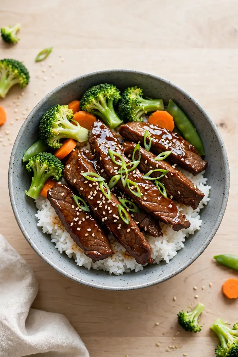 Teriyaki Beef and Rice