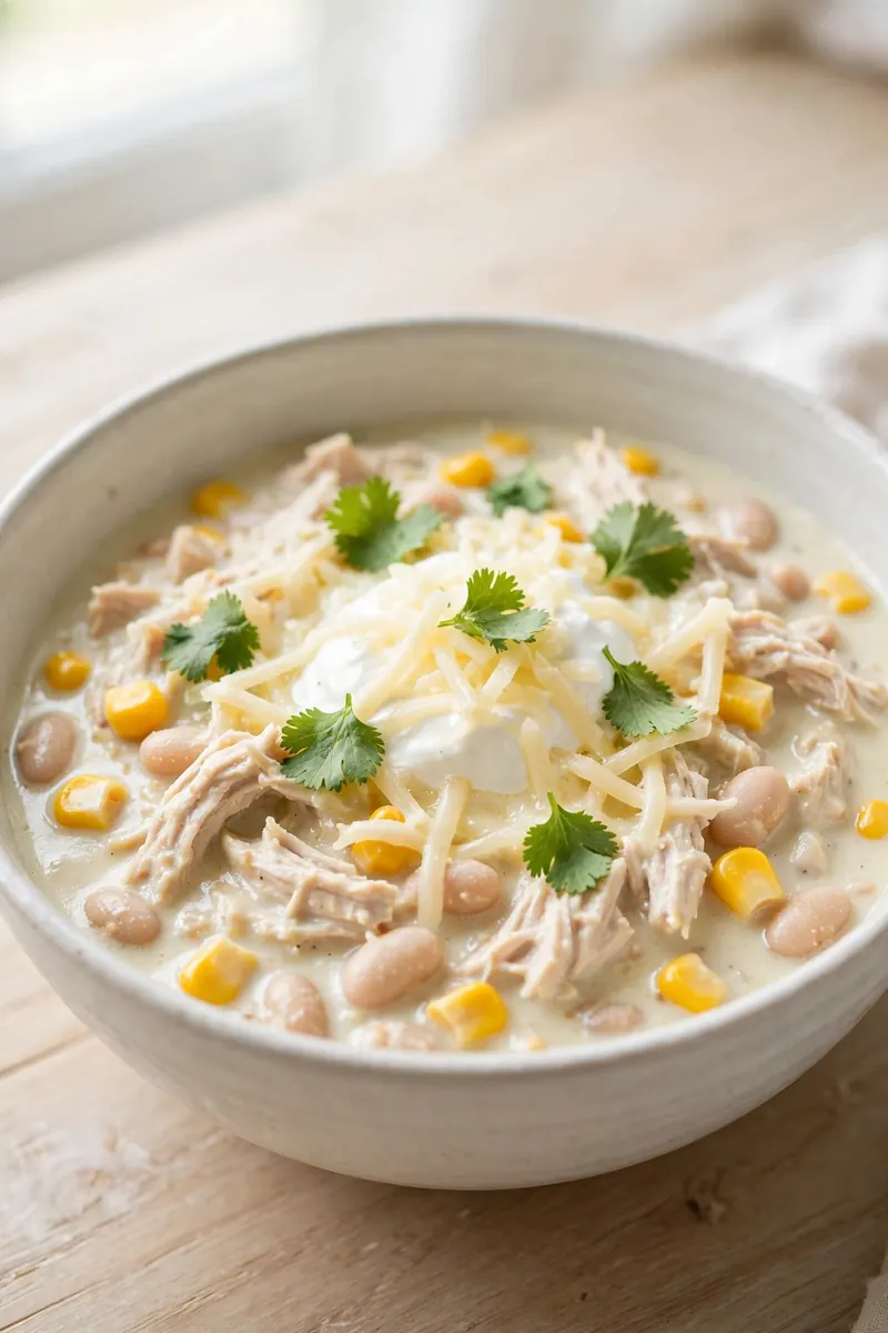 White chicken chili
